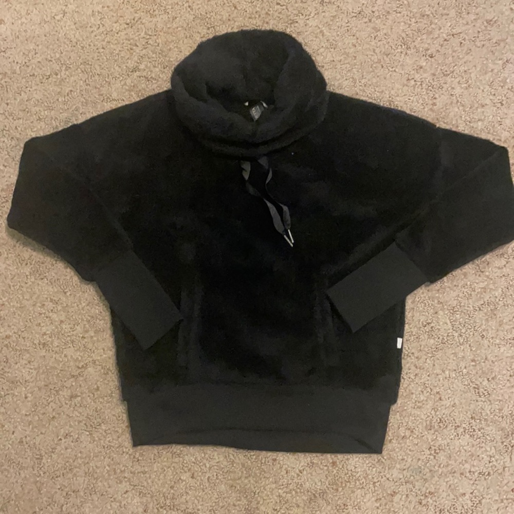 Black winter sweater